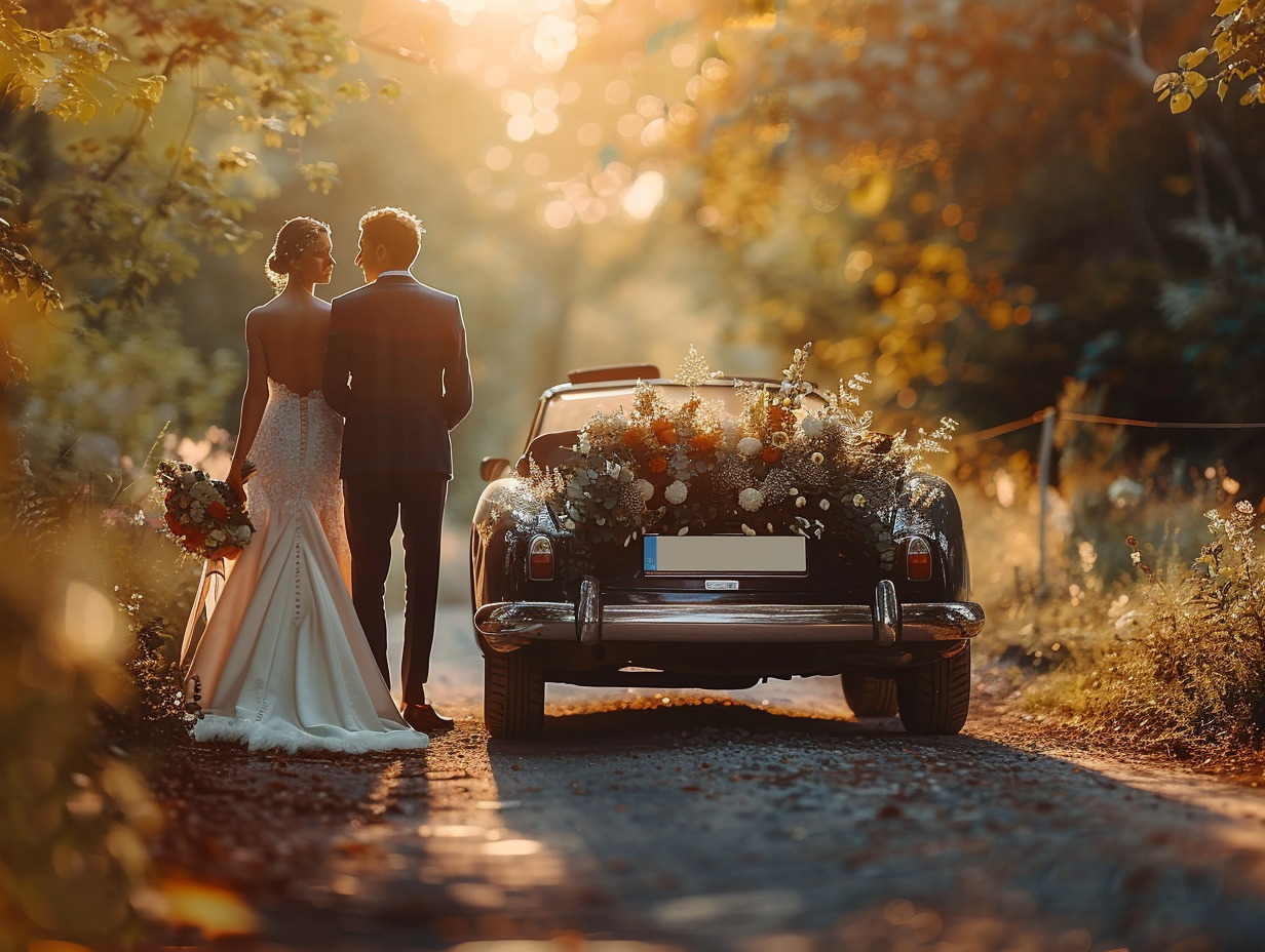 voiture mariage