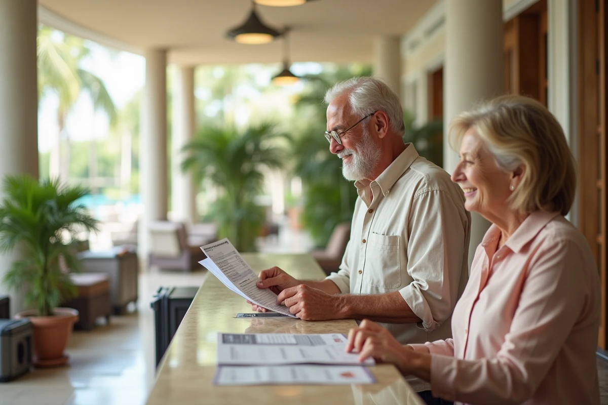 Couple à la réception d